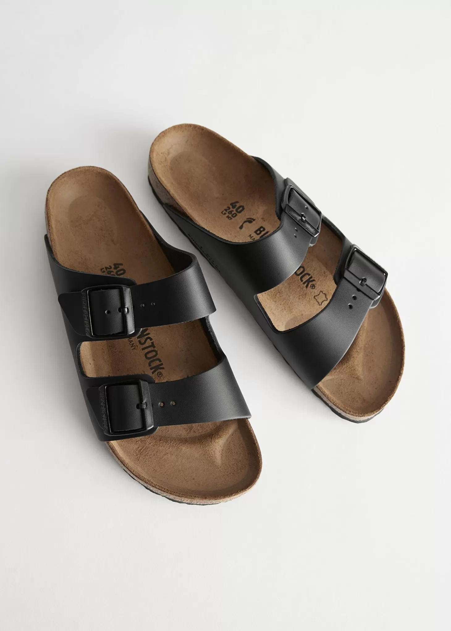 Flate Sandaler*& Other Stories Birkenstock Arizona Skinn Svart
