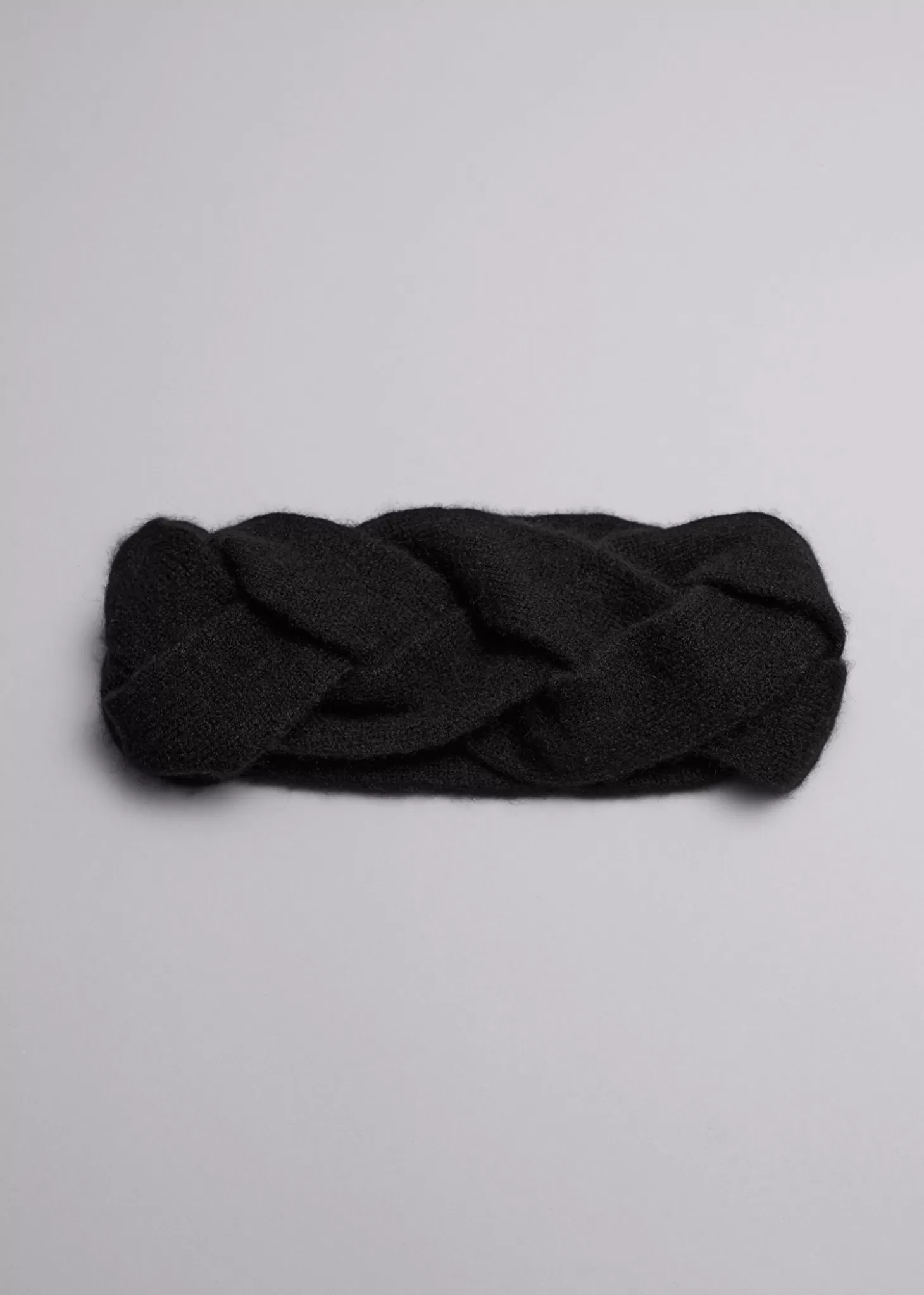 Matchende Sett*& Other Stories Flettet Cashmere Panneband Svart