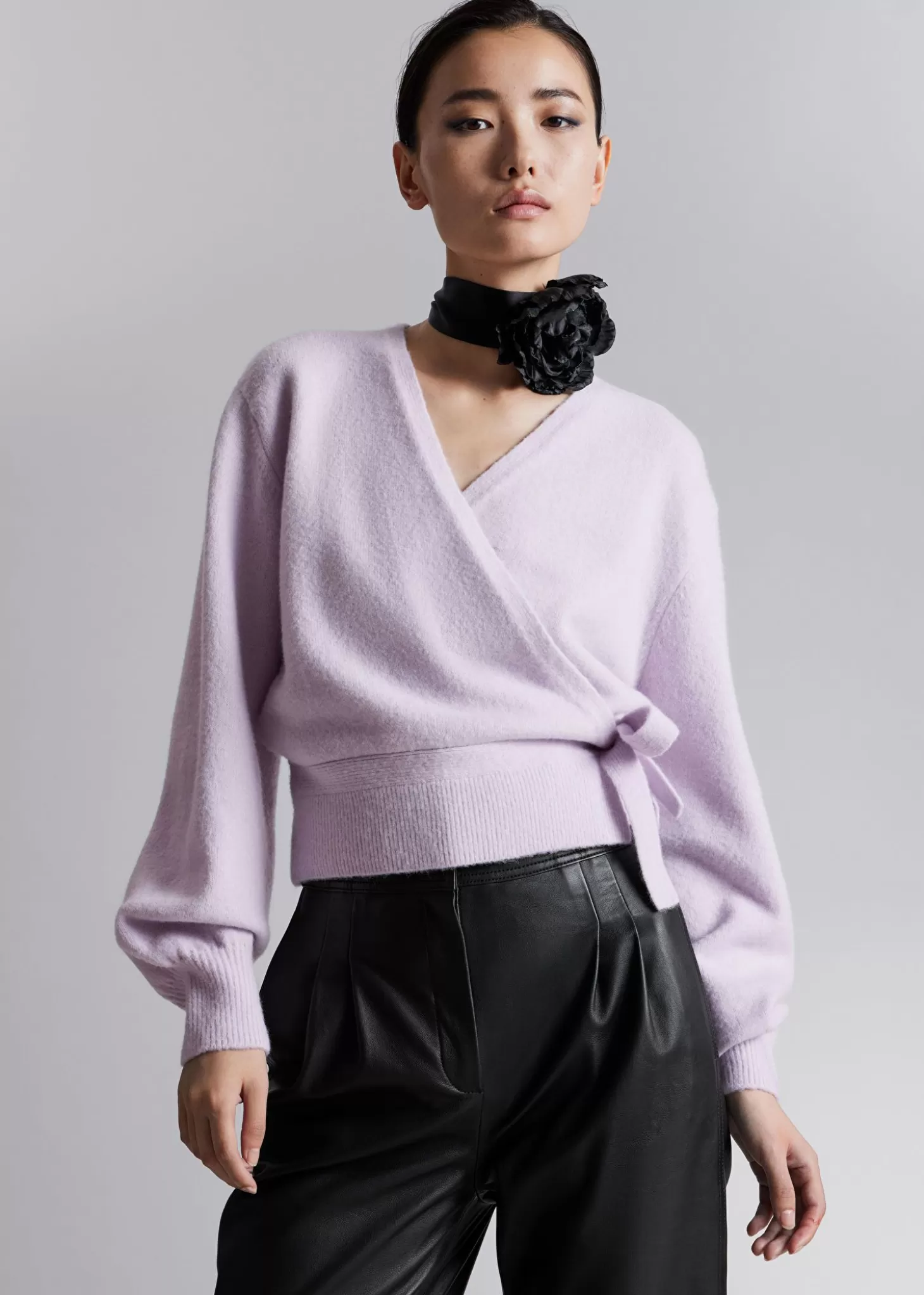 Strikkevarer*& Other Stories Wrap Cardigan Syrin